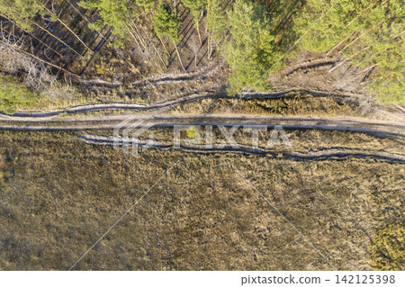 road, view from above, aerial view road, view from above, aerial view 142125398