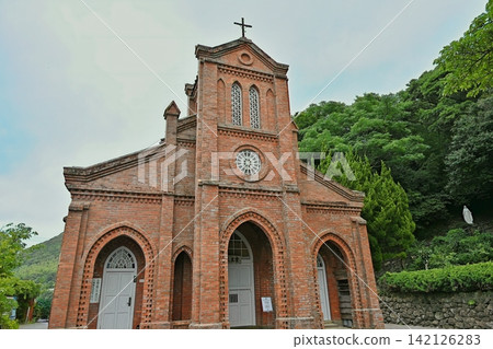 Dozaki Church, a red brick building 142126283