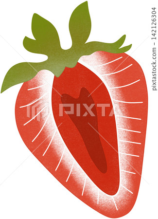 strawberry cut half strawberry cut half 142126304
