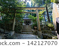 The torii gate and shrine building of Musashi Shrine 142127070