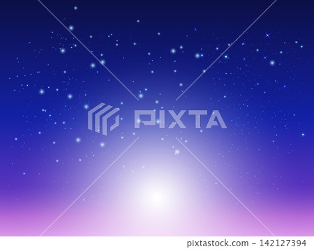 Blue night sky with stars vector illustration Blue night sky with stars vector illustration 142127394