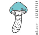 Illustration of Matsutake mushroom 142127513