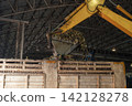 Industrial safety inspection of waste storage and forklift operations. 142128278