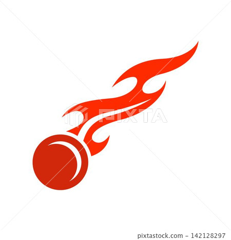 Blazing Fire Logo Design 142128297