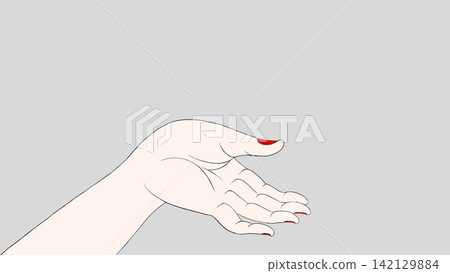Beautiful hand expressions, hand illustrations Beautiful hand expressions, hand illustrations 142129884