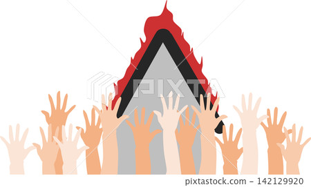 Illustrations that cause controversy on social media Illustrations that cause controversy on social media 142129920