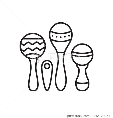 Line art icon depicting handcrafted ceramic sound instruments and maracas.
Line art icon depicting handcrafted ceramic sound instruments and maracas.
142129967