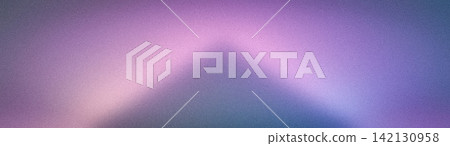 Abstract grainy wide banner with vibrant purple pink and blue spotlight gradient Abstract grainy wide banner with vibrant purple pink and blue spotlight gradient 142130958