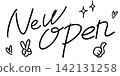 New store opening! Stylish and emotional handwritten lettering. 142131258