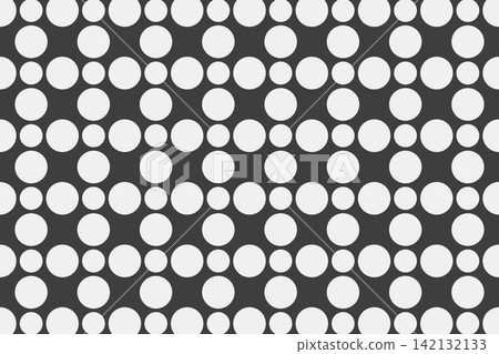 Seamless green pattern of kaleidoscope bold cut-out shapes 142132133