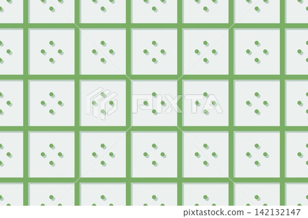 Minimal geometric pattern, rotating interlocking lines on green Minimal geometric pattern, rotating interlocking lines on green 142132147
