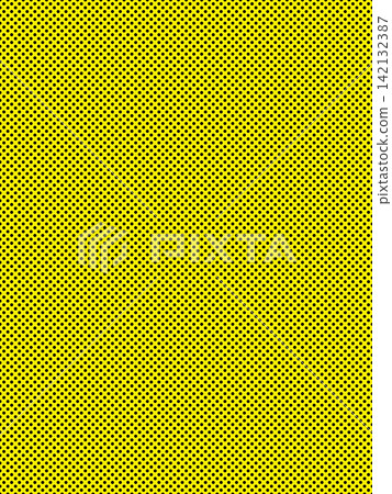 Yellow and black polka dot pattern Yellow and black polka dot pattern 142132387