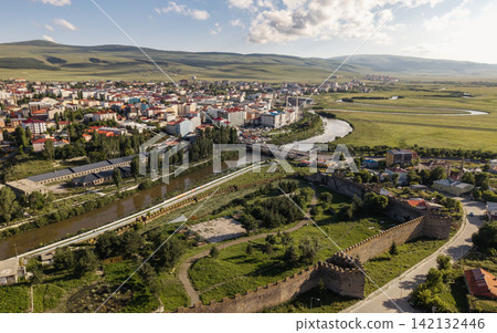 Historic Ardahan City and Ancient Castle in Turkey Historic Ardahan City and Ancient Castle in Turkey 142132446