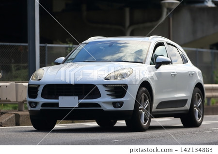 White German-made SUV White German-made SUV 142134883