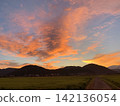 Japanese sunsets - rural landscapes 142136054