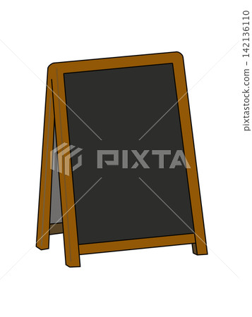 Customizable wooden A-frame blackboard sign Customizable wooden A-frame blackboard sign 142136110