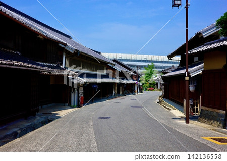 東海道五十三個驛站：有鬆，一個中轉驛站城鎮。 142136558