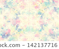 Soft and gentle watercolor background material 142137716