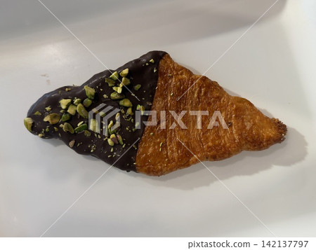 A large, flat croissant I ate in Malaysia A large, flat croissant I ate in Malaysia 142137797