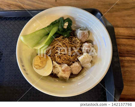 吉隆坡食滿堂的乾餛飩麵 吉隆坡食滿堂的乾餛飩麵 142137798