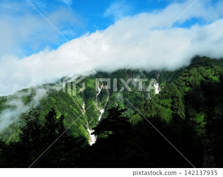 [Mountain Scenery] Toyama Prefecture & Nagano Prefecture - Mt. Kashimayari - Kashiwabara Trail 142137935