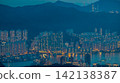 Hong Kong Aug 5 2026 Island skyline backed by Victoria Peak 142138387