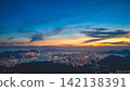 Hong Kong Aug 5 2022 cityscape and harbour at twilight 142138391