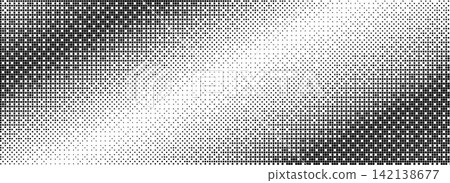 Pixel bitmap screen pattern background. Binary pixelated diagonal gradient texture. Rasterized screen wallpaper. Vector dither video game halfton texure patten backdrop. 8 bit glitch noise overlay Pixel bitmap screen pattern background. Binary pixelated diagonal gradient texture. Rasterized screen wallpaper. Vector dither video game halfton texure patten backdrop. 8 bit glitch noise overlay 142138677