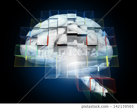 The brain of a block-like humanoid robot The brain of a block-like humanoid robot 142139565