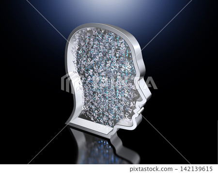 數位化人工智慧角色集,形狀為臉部 數位化人工智慧角色集,形狀為臉部 142139615