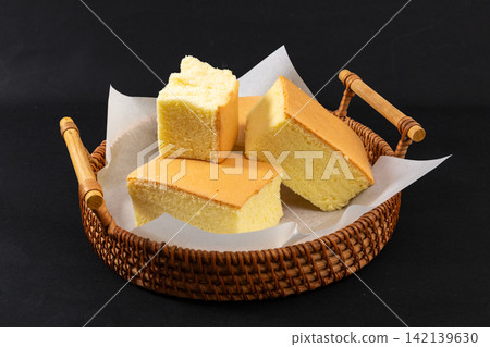traditional Castella Sponge Cake Close Up Soft Texture Dessert traditional Castella Sponge Cake Close Up Soft Texture Dessert 142139630