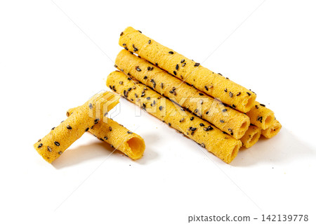 traditional Crispy Wafer Egg Roll Sweet Snack traditional Crispy Wafer Egg Roll Sweet Snack 142139778