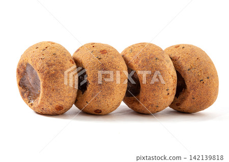 chocolate Mochi Toffee Filled Baked Snack Dessert 142139818