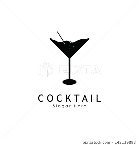 Minimalist Design for a Fresh Cocktail Minimalist Design for a Fresh Cocktail 142139898