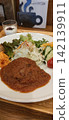 Hamburg steak from a bakery 142139911