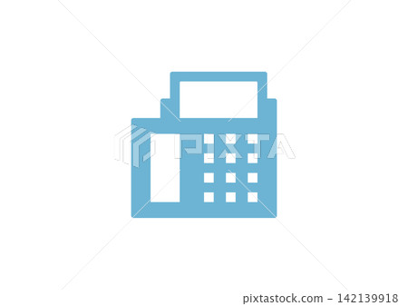 A simple and minimalist rounded-corner fax icon (blue) that can be used on business cards, websites, etc. A simple and minimalist rounded-corner fax icon (blue) that can be used on business cards, websites, etc. 142139918