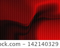 Abstract Red Neon Light Wave Background with Glow 142140329