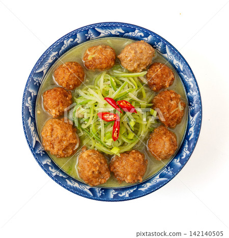 chinese Radish Soup with Meatballs and Vegetables chinese Radish Soup with Meatballs and Vegetables 142140505