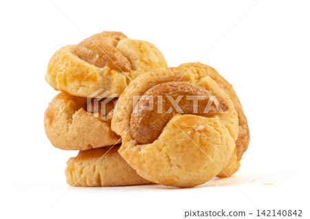 cashew Milk Shortbread Cookies Traditional Baked Snack 142140842
