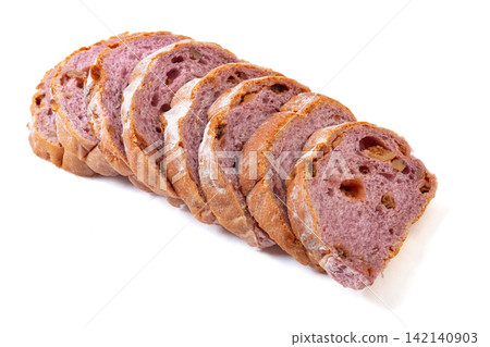 purple Wheat Walnut Raisin European Style Bread Loaf purple Wheat Walnut Raisin European Style Bread Loaf 142140903