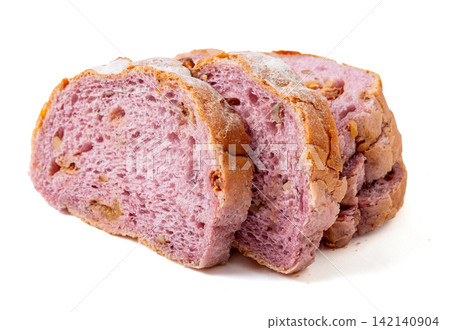 purple Wheat Walnut Raisin European Style Bread Loaf purple Wheat Walnut Raisin European Style Bread Loaf 142140904