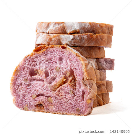 purple Wheat Walnut Raisin European Style Bread Loaf purple Wheat Walnut Raisin European Style Bread Loaf 142140905