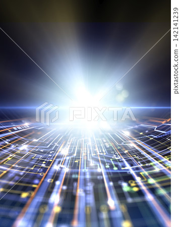 徑向電路圖和光線 徑向電路圖和光線 142141239