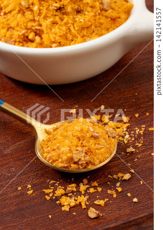 typhoon Shelter Style Fried Garlic Seasoning Mix in Bowl typhoon Shelter Style Fried Garlic Seasoning Mix in Bowl 142141557