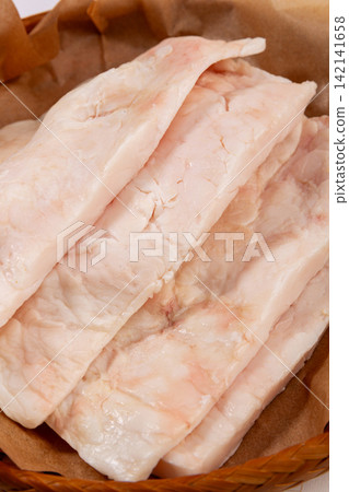 raw Pork Leaf Fat Lard for Rendering raw Pork Leaf Fat Lard for Rendering 142141658
