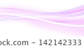 Smooth and transparent pink wave background material 142142333