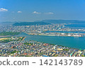 View of Takamatsu city from Shishi Reigan Observatory 142143789