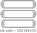 Antique/Frame/Border/Title/Black/Illustration/Material 142144115
