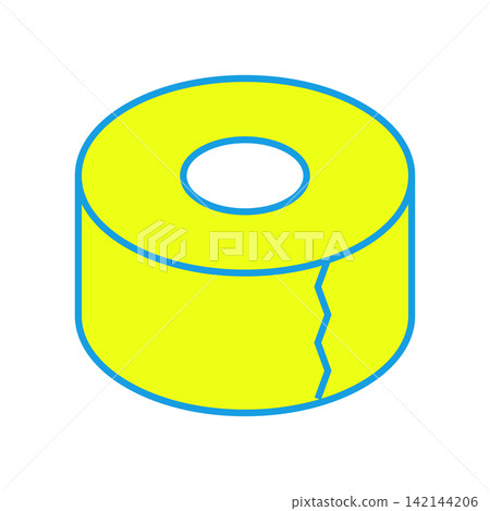 Icon for roll-shaped adhesive tape 142144206