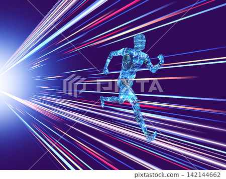 A robot running inside a synchrotron radiation beam A robot running inside a synchrotron radiation beam 142144662
